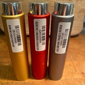 Bond No. 9 Travel Sizes in Gold Coast, Central Park, and Madison Avenue